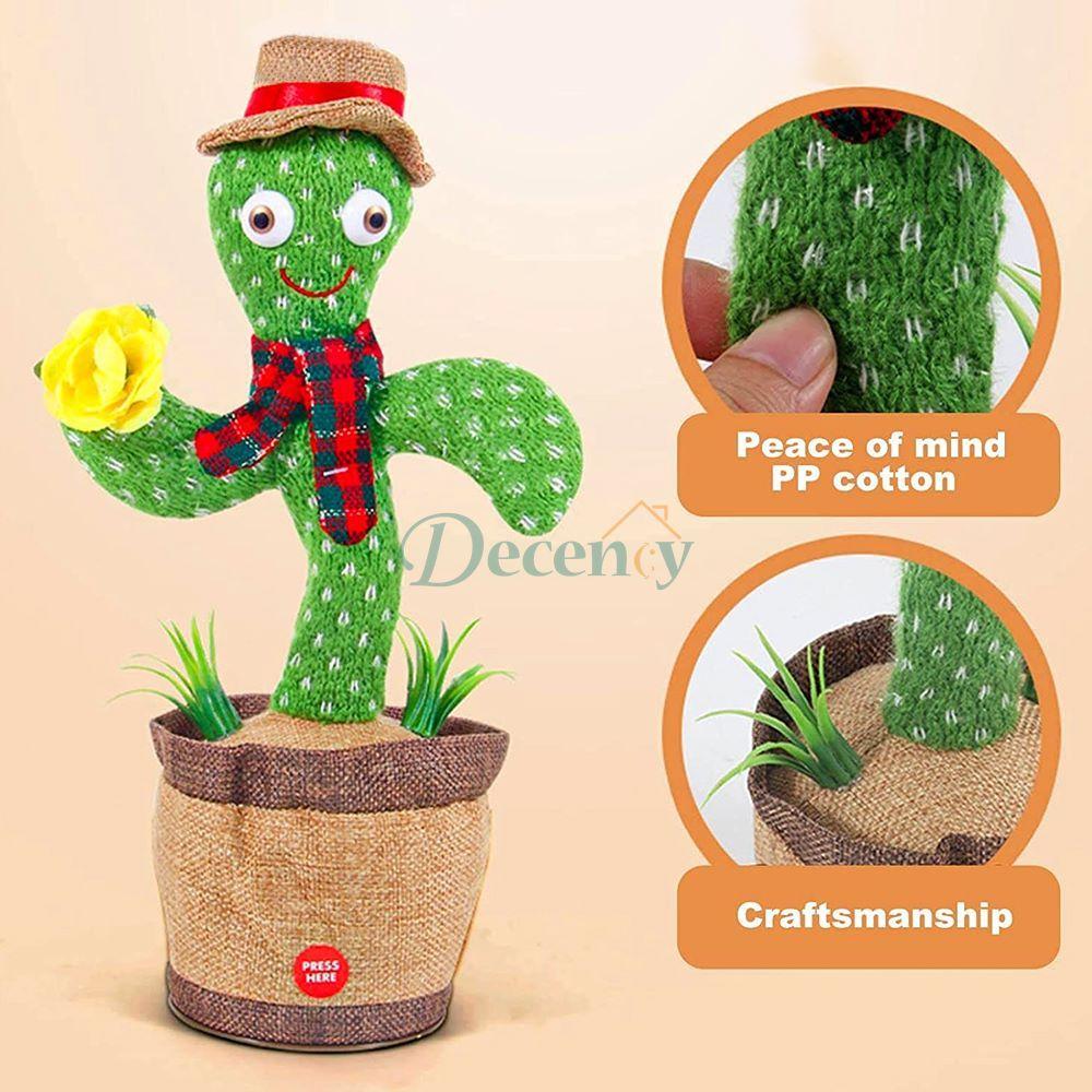 Cute Dancing and Talking Cactus Toy - Decency