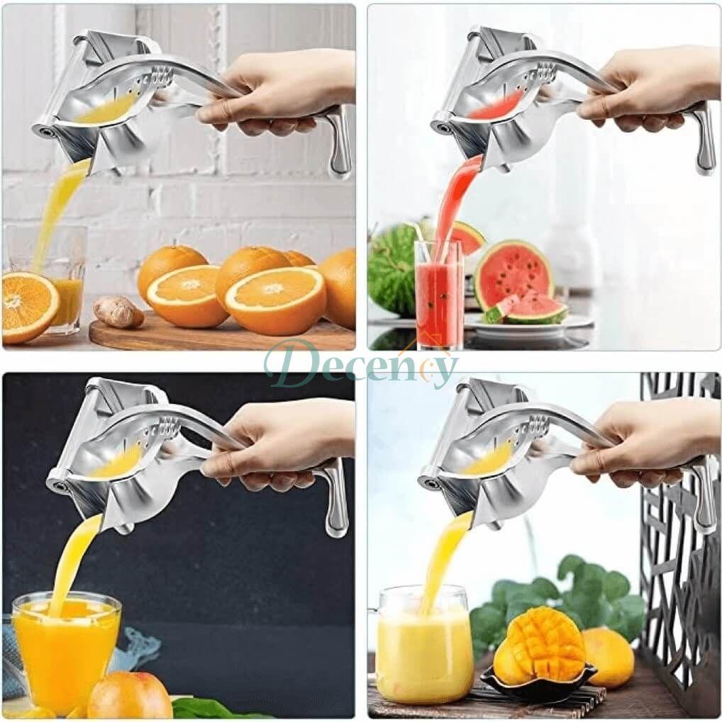 STAINLESS STEEL MANUAL FRUIT JUICER / SQUEEZER - Decency
