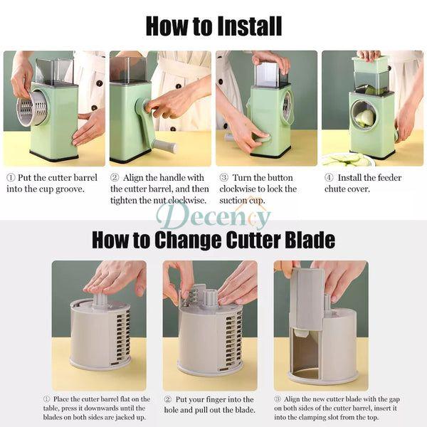 Multifunctional vegetable cutter - Decency