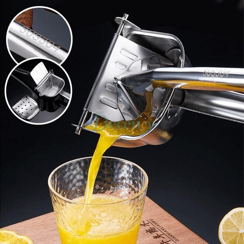 STAINLESS STEEL MANUAL FRUIT JUICER / SQUEEZER - Decency
