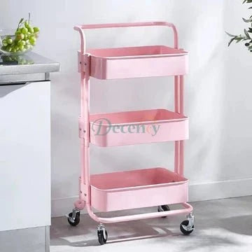 3-Tier Kitchen Storage Trolley Rack - Decency