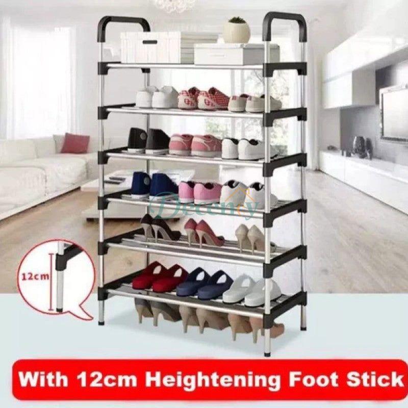 6 Layer Amazing Shoe Rack Stainless Steel - Decency