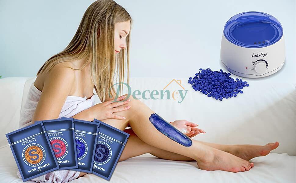 Pro Wax Machine 100 Professional Wax Heater And Warmer (With Free 100gm Wax Beans) - Decency