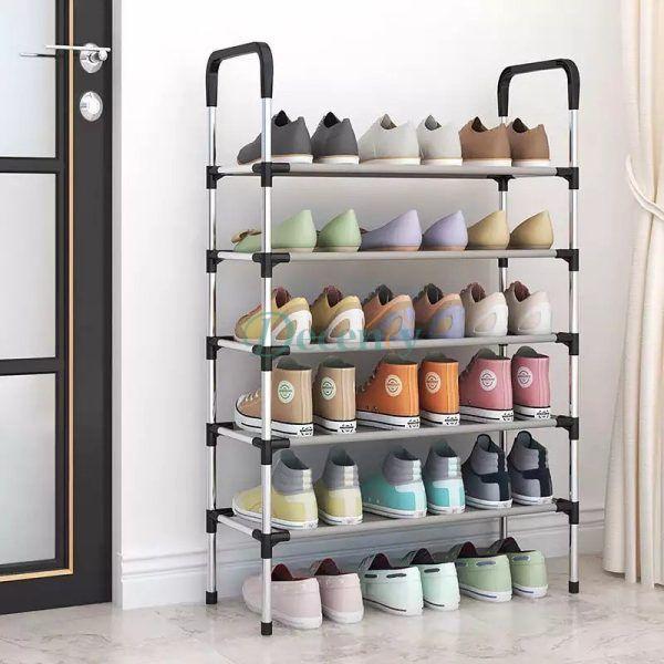 6 Layer Amazing Shoe Rack Stainless Steel - Decency