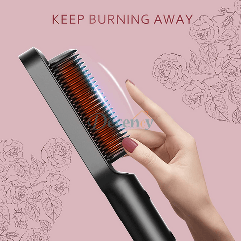 Electric Hair Straightening Brush - Decency