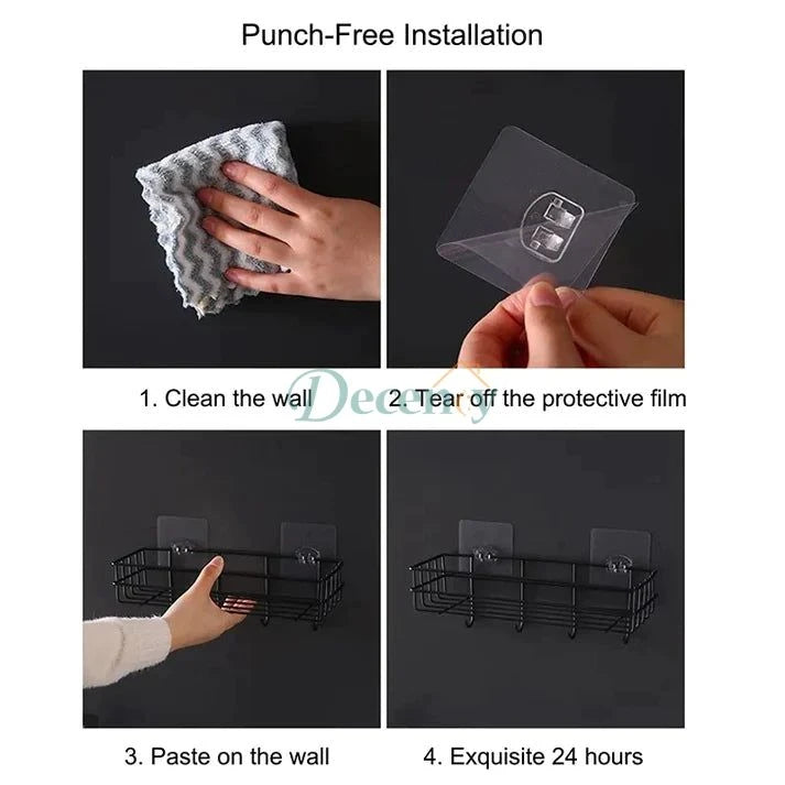 Rectangle Metal Stand With Hooks - Decency