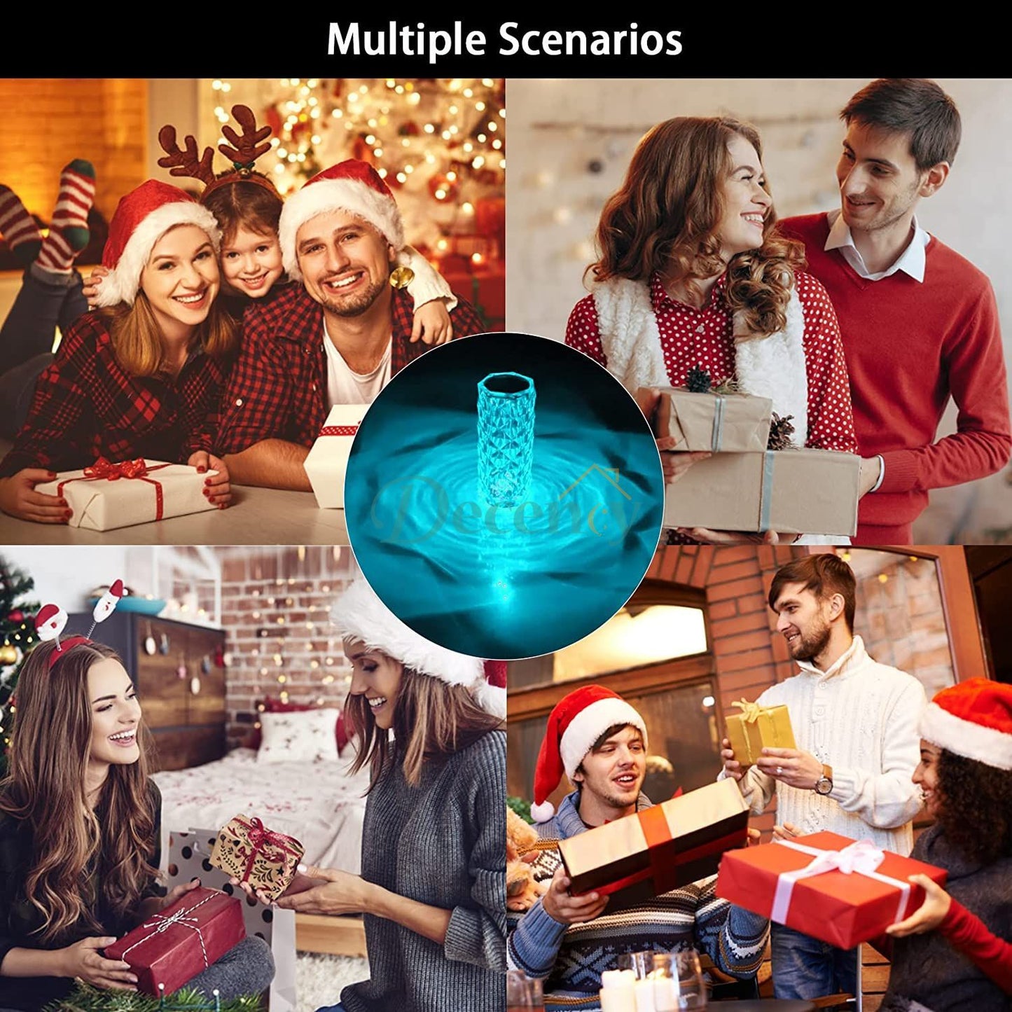 Modern Crystal Table Lamps with 16 RGB Color - Decency