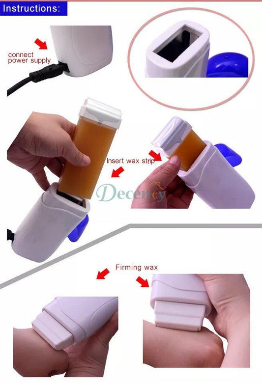 Handheld Electric Hair Removal Wax Heater - Decency
