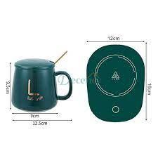 Classy Electric Cup Warmer With Spoon - Decency