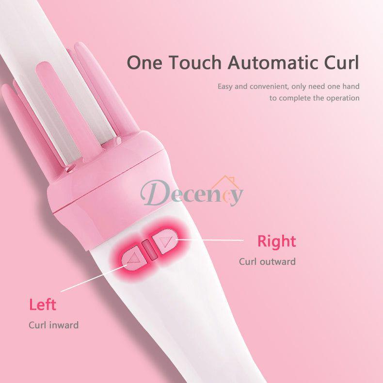 360° Rotating Hair Styling Roller Auto Wavy Iron - Decency