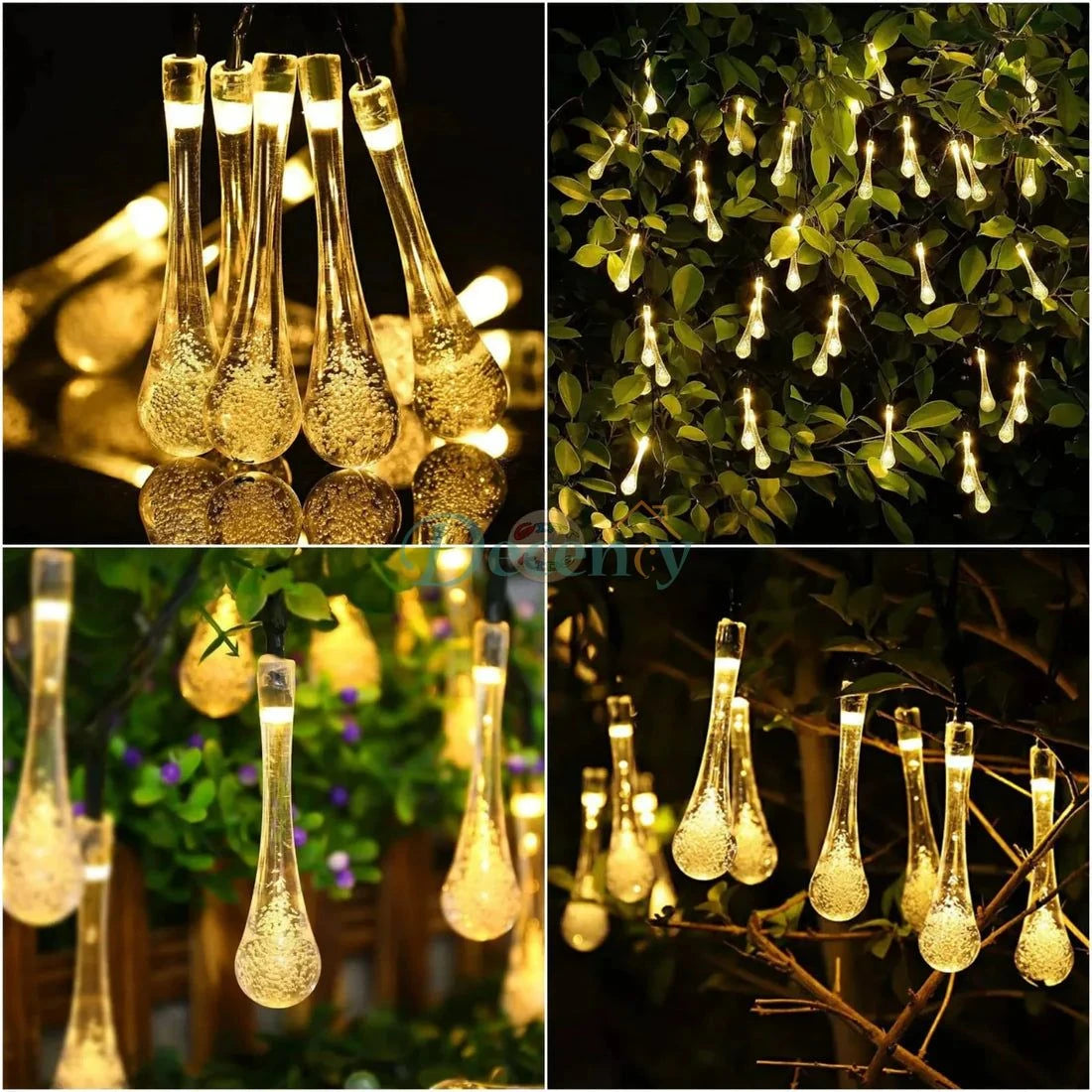 20 LED WATER STRING LIGHTS BATTERY 🔋 + USB OPTION - Decency