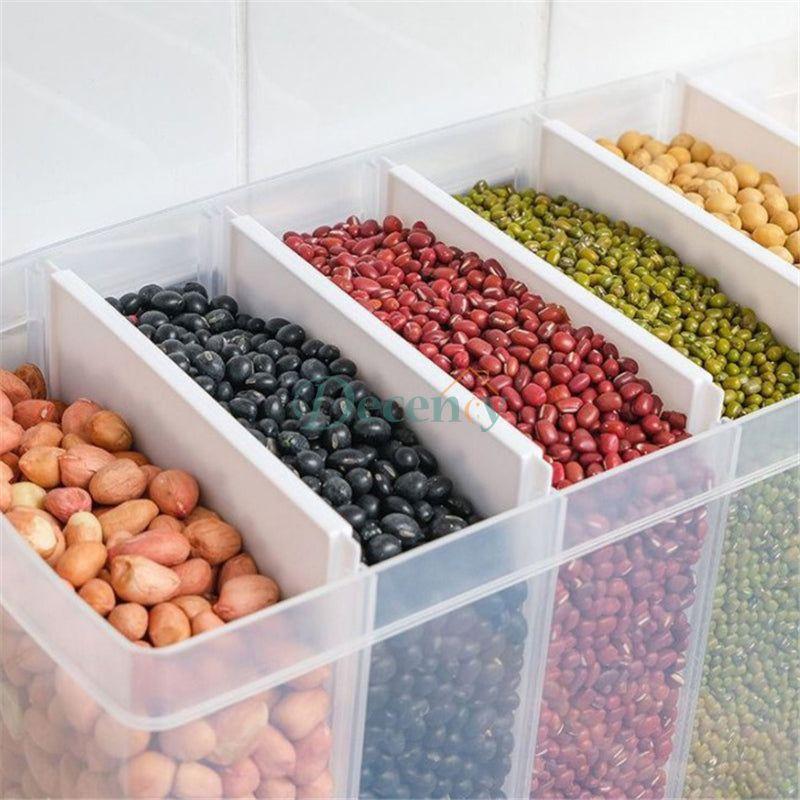 10 Kg Wall Mounted Divided Rice and Cereal Dispenser - Decency
