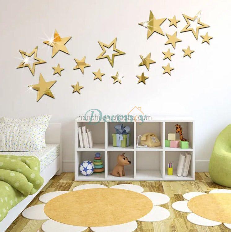 3D Acrylic Decor Mirror Wall Sticker for Dining Room Wall Decor - Decency