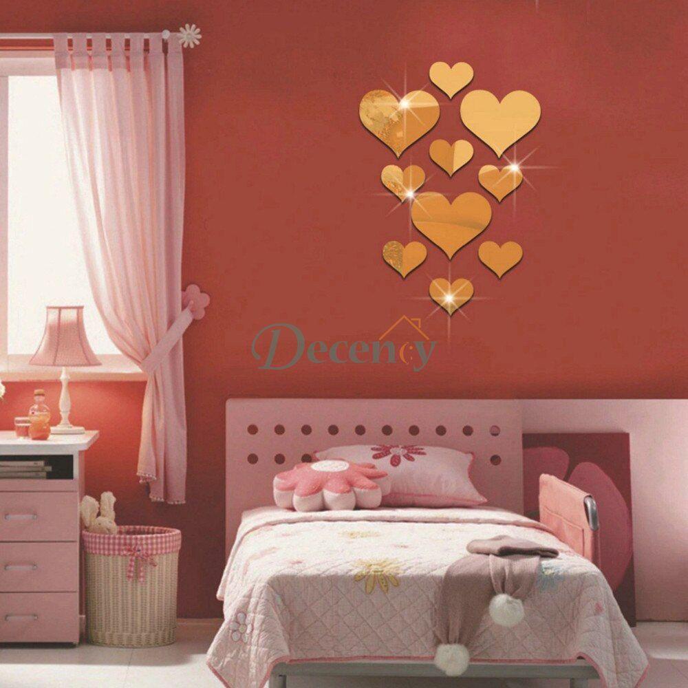 3D Acrylic Decor Mirror Wall Sticker for Dining Room Wall Decor - Decency