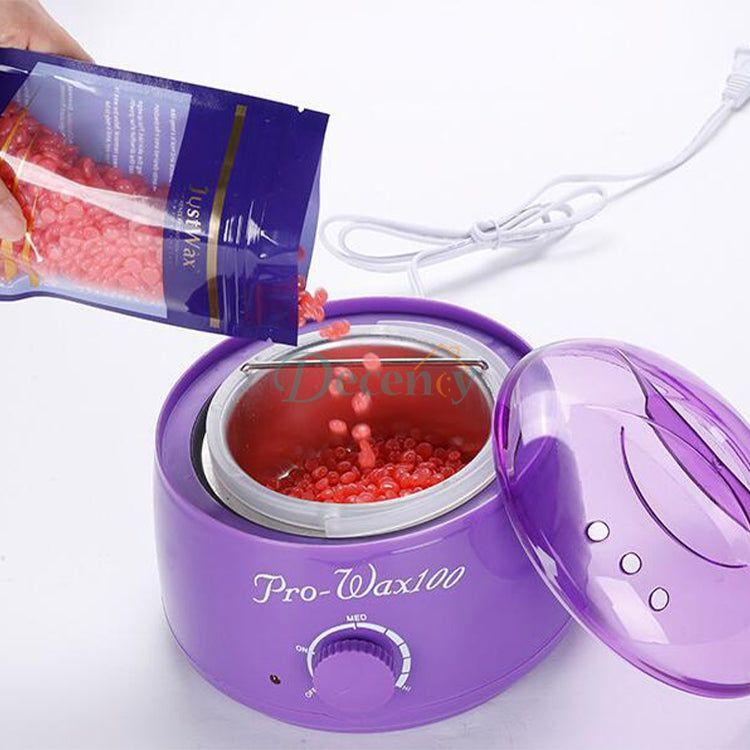 Pro Wax Machine 100 Professional Wax Heater And Warmer (With Free 100gm Wax Beans) - Decency