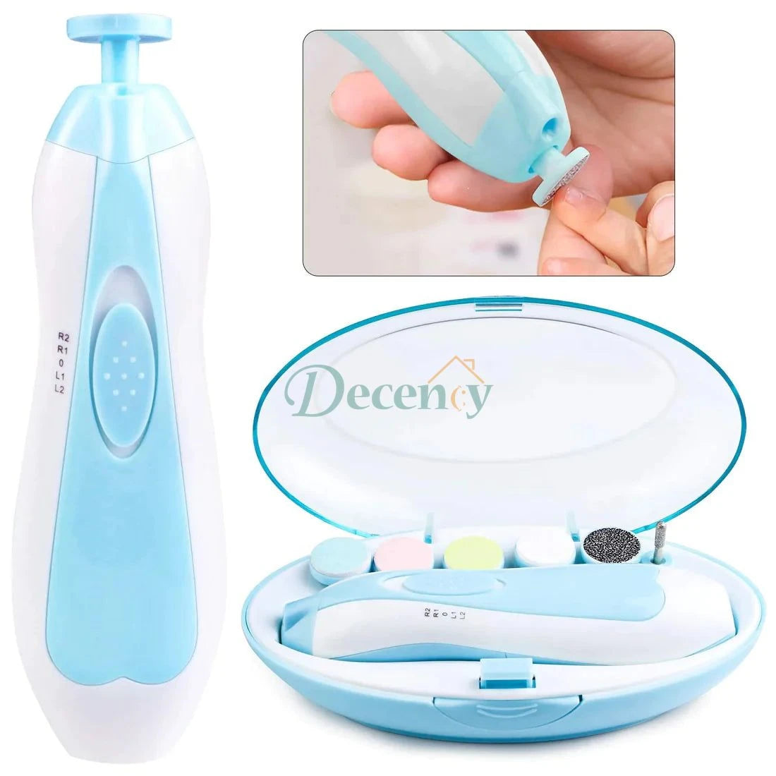 Electric Nail Clipper Cutter Baby Nail Kids - Decency