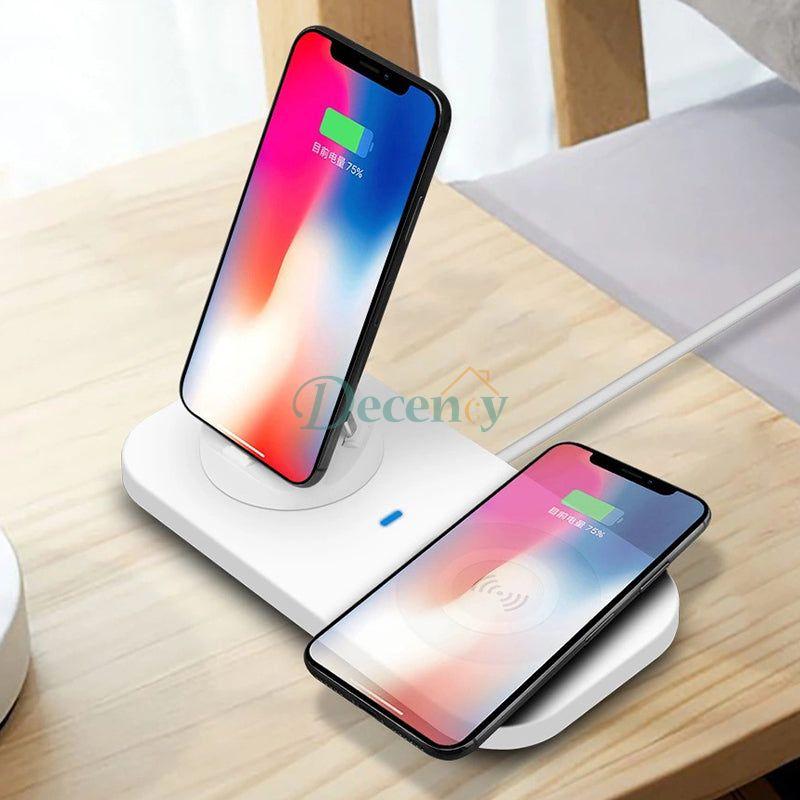 3 In 1 Multi Function Wireless Charger For Phone,Smart Watches And Bluetooth Headphones - Decency