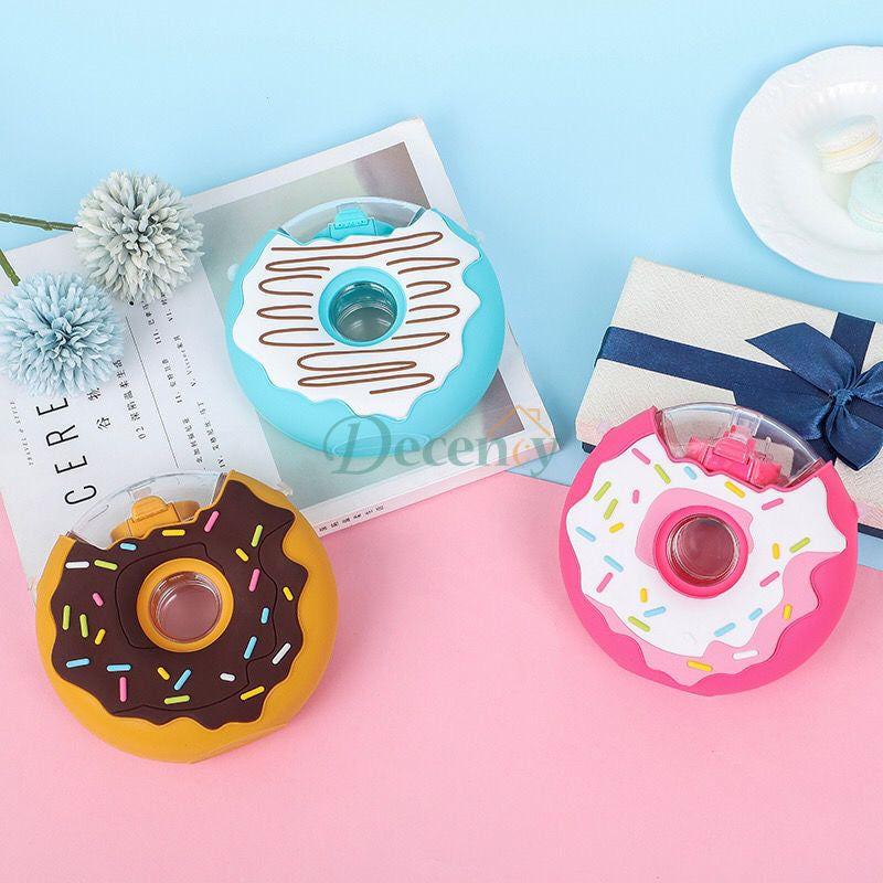Donuts Water Bottle for Kids Silicone Portable Children Cup with Straw Water Bottle - Decency