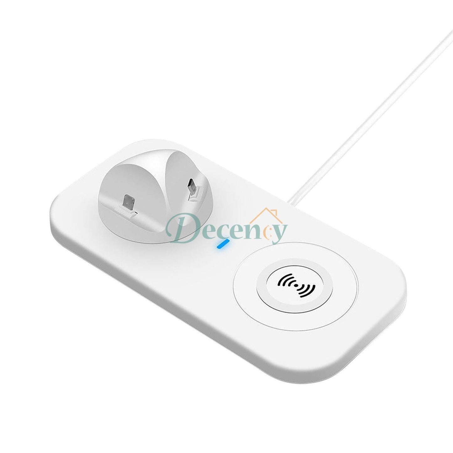 3 In 1 Multi Function Wireless Charger For Phone,Smart Watches And Bluetooth Headphones - Decency