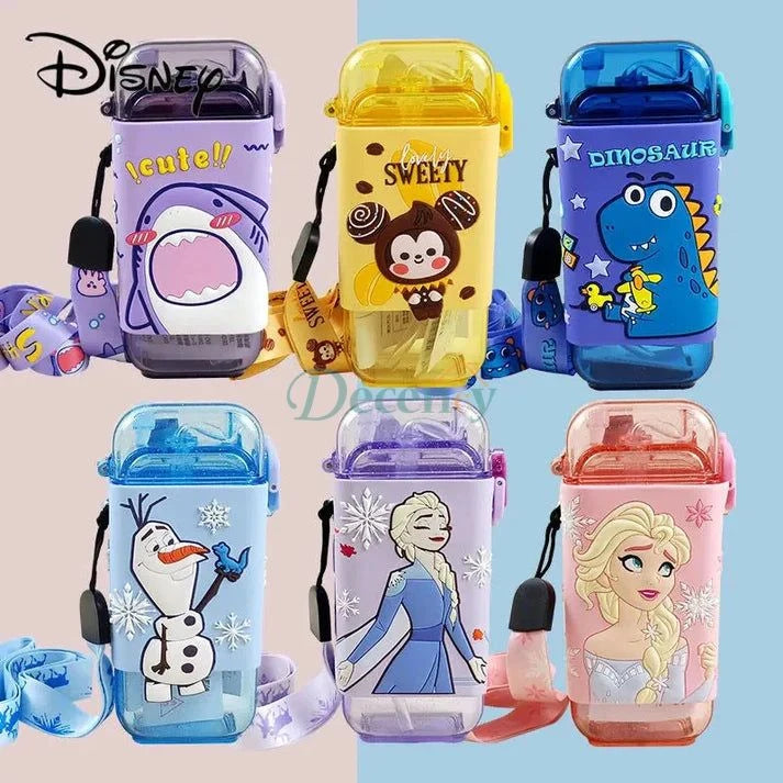 Square Shaped Disney Classic Water Bottle - Decency