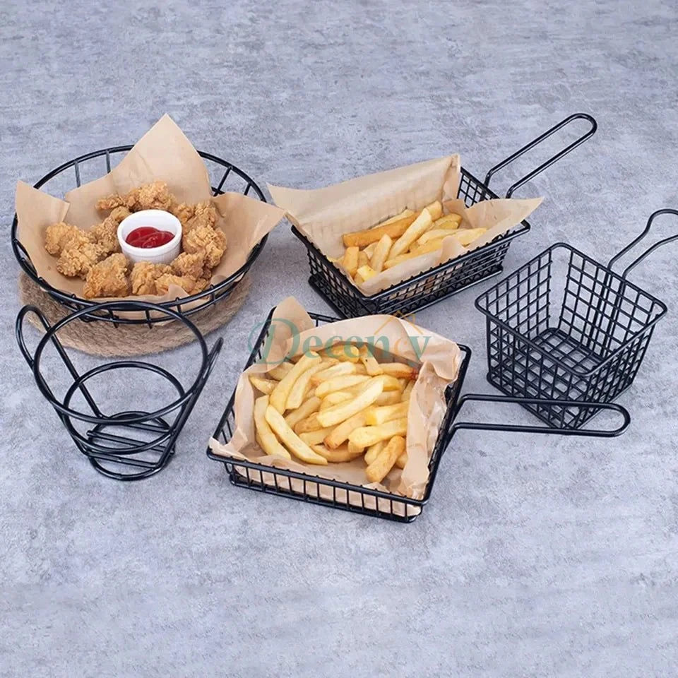 Snack Buckets & Restaurant Style Serving Platter - Decency