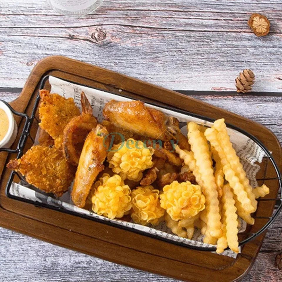 Snack Buckets & Restaurant Style Serving Platter - Decency