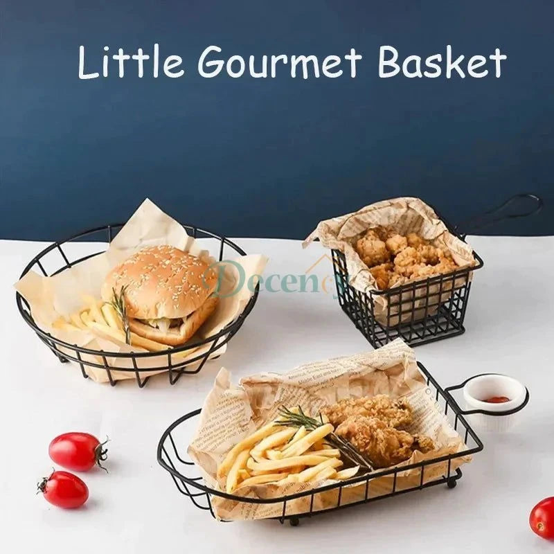 Snack Buckets & Restaurant Style Serving Platter - Decency
