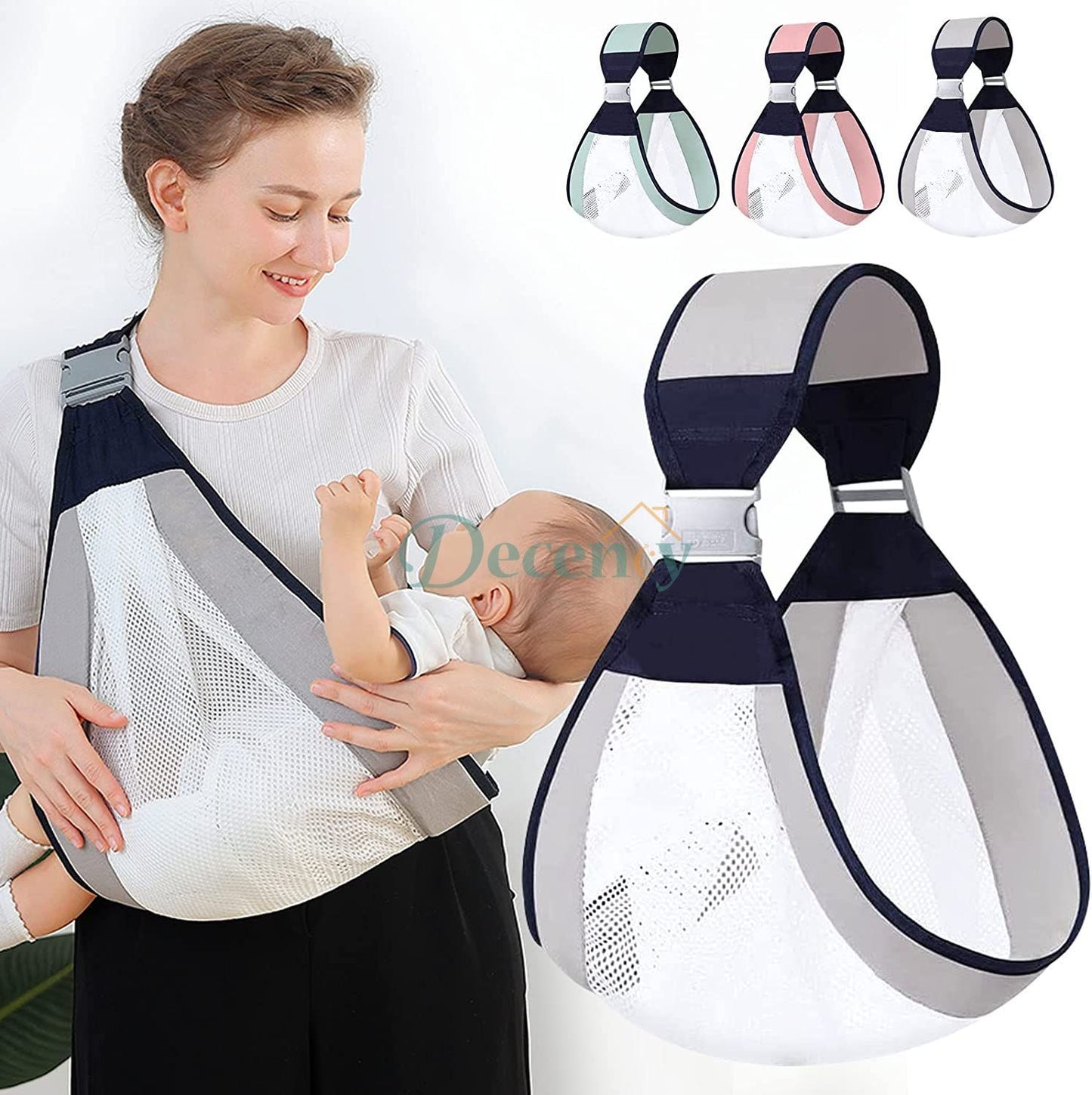 Baby Sling Carrier, Adjustable Baby Holder Carrier - Decency