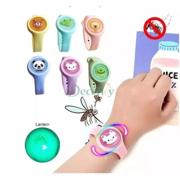 Mosquito Repellent Baby Wrist Band LED Silicone Toy - Decency