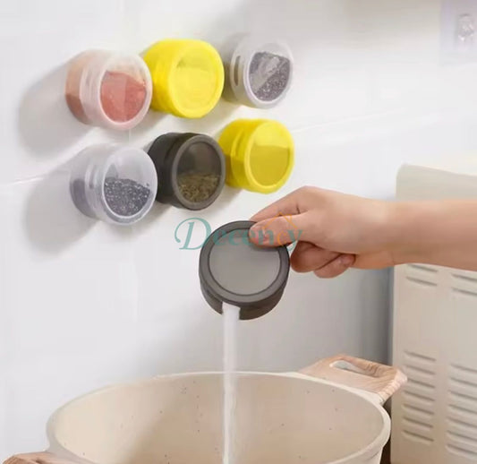 Wall Mounted Magnetic Seasoning Box (3Pcs)