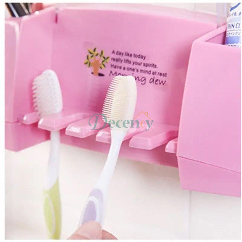 Multifunctional Toothbrush Rack, 5 Slot Toothbrush Holder
