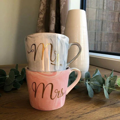 Mr & mrs Ceramic Mug - 380 Ml