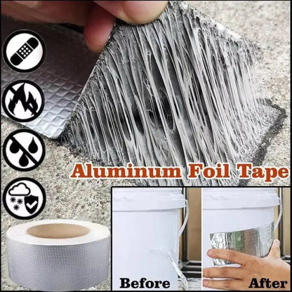 Aluminum Foil Thickened Butyl Waterproof Tape (1.5 meter)