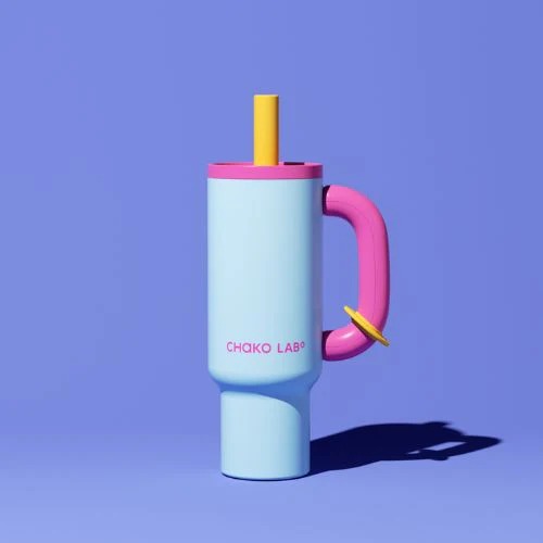 CHAKO LAB THERMOS CUP - Blueberry- 1050ml