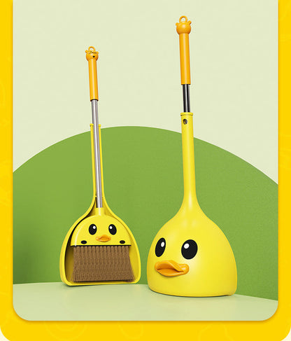 Duck Shape Broom With Dustpan For childrens