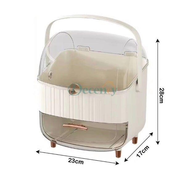 Luxury Acrylic Drawer Makeup Organizer – Transparent Cosmetic
