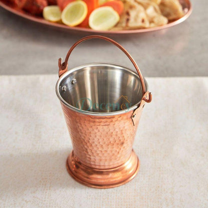 Elegant Copper Serving Balti