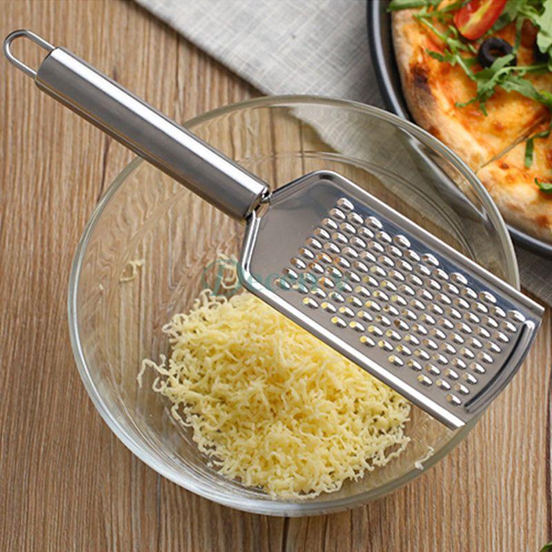 Stainless steel grater.