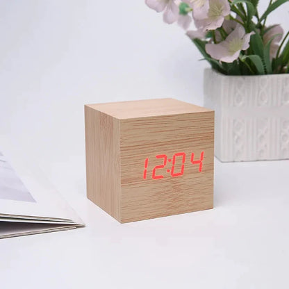 Wooden Alarm Clock