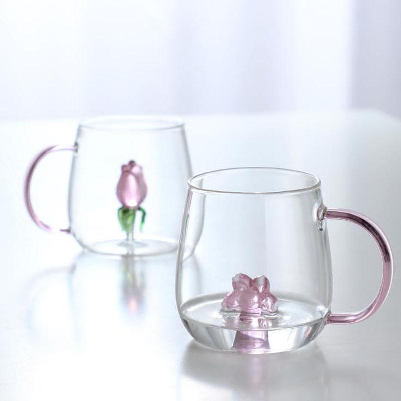 400ml Creative 3D Glass Mug