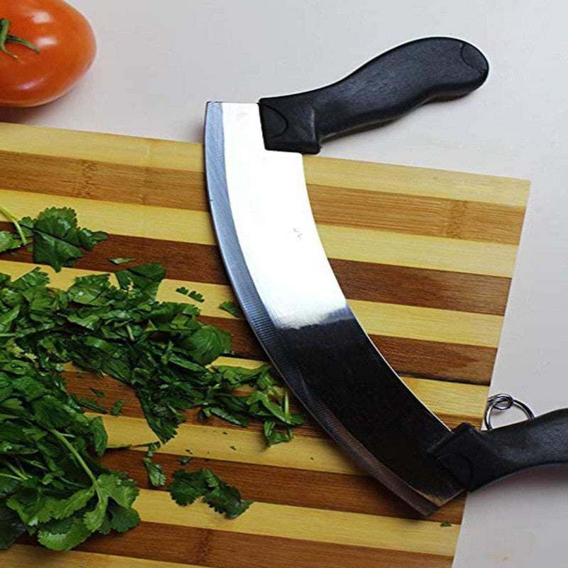 Stainless Steel Knife, Mezzaluna Chopper