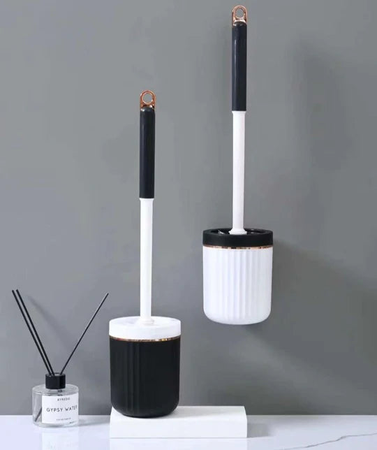 Toilet Bowl Cleaning Brush with Wall Hanging Holder