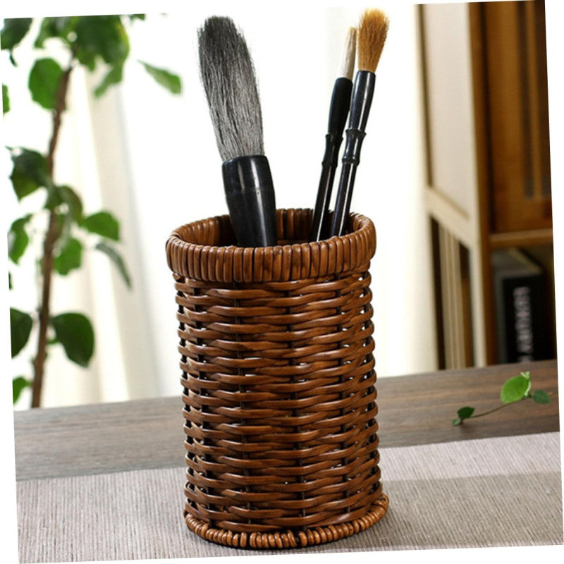 Rattan Woven Tableware Creative Stationery