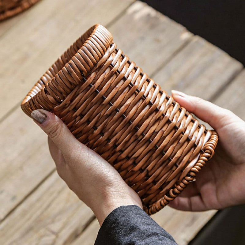 Rattan Woven Tableware Creative Stationery