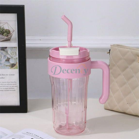 Clear Glass Tumbler with Handle & Infuser Lid