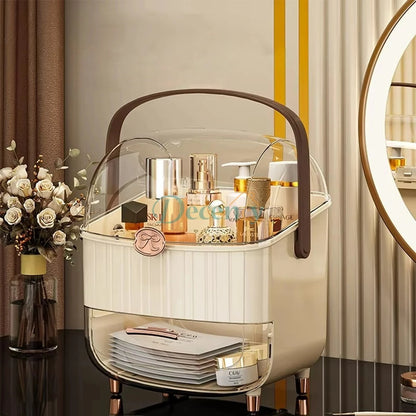 Luxury Acrylic Drawer Makeup Organizer – Transparent Cosmetic
