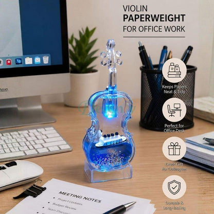 Luxury Violin Design Decorative Paperweight – Elegant Desk Table Decor