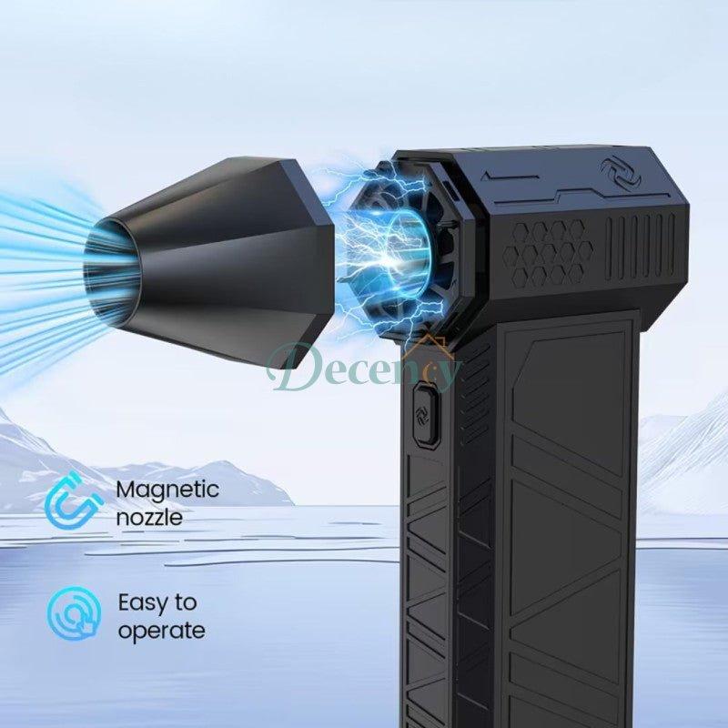 Mini Jet Fan Powerful Portable Air Blower – Rechargeable Turbo Cooling Fan