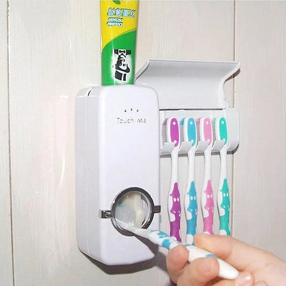 Toothpaste Dispenser With Holder