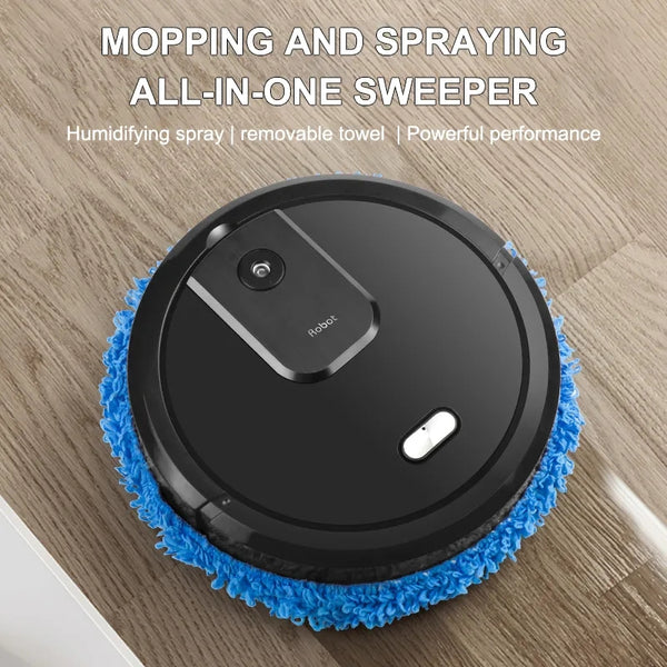 Intelligent Robot Sweeper With Humidifiying Spray